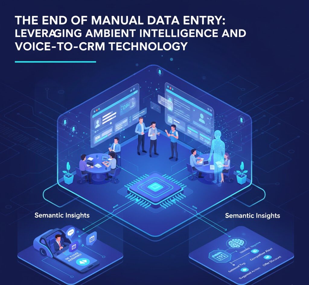 Ambient Intelligence and Voice-to-CRM Technology